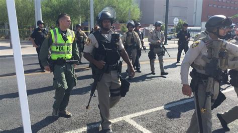 First responders train for a real active shooter at Las Vegas City Hall ...