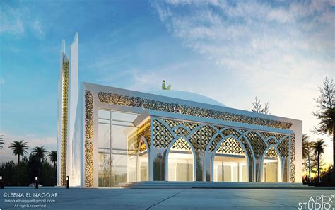 Modern Mosque on Behance | Mosque design, Mosque design islamic ...