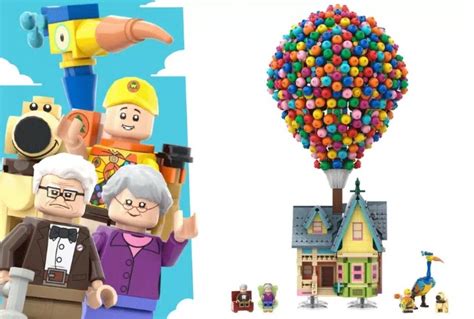 LEGO IDEAS Pixar's Up House With Balloons Project Creation Achieves 10 ...