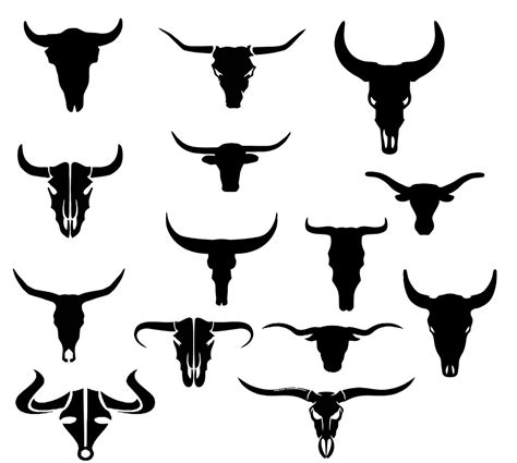 digitalfil: Bull skull svg,cut files,silhouette clipart,vinyl files ...