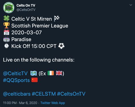 Watch 🍀 Celtic V St Mirren 🏁 LIVE on 2 Channels Worldwide! : r/CelticFC