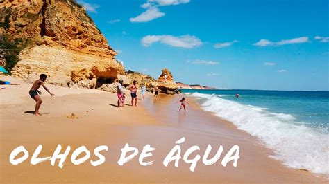 Olhos de Água beach Praia dos Olhos de Água red cliffs & coves ...