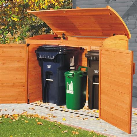 Garbage Can Storage Shed » Petagadget