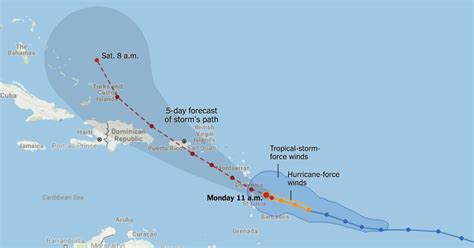 "Map: Tracking Hurricane Marias Path" by MATTHEW BLOCH via NYT The New ...