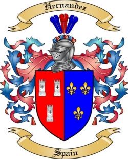 Hernandez Family Crest from Spain by The Tree Maker