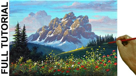 acrylic painting mountain landscape - Feel Very Well Bloggers Picture ...