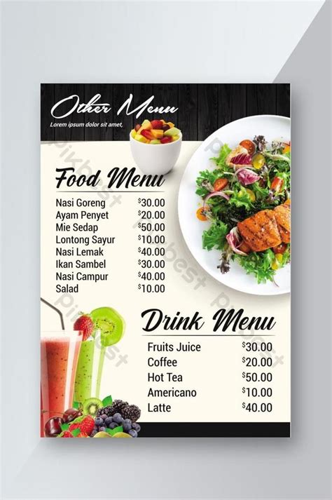 menu board design templates free download - arminvanbuurenlogo