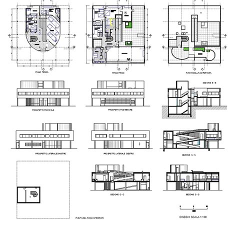 Le Corbusier Villa Savoye Elevation