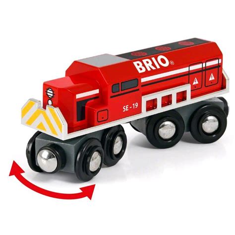 BRIO Roter Frachtzug mit Containerwagen und Ladung 33860 - Spar Toys