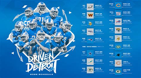 Detroit Lions Football Schedule 2024 25 - Leia Shauna