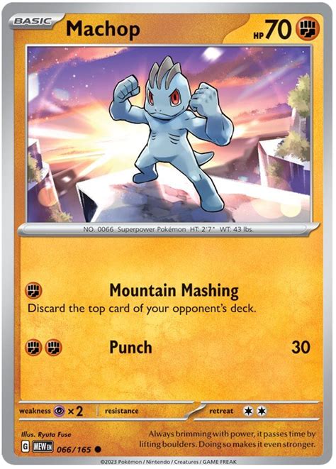 Machop - Scarlet & Violet - 151 #66 Pokemon Card