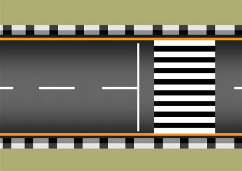 Road with zebra cross clipart | Clipart Nepal