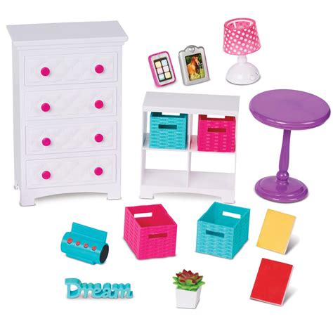 My Life As Bedroom Set for 18" Doll, 16 Pieces - Walmart.com - Walmart.com