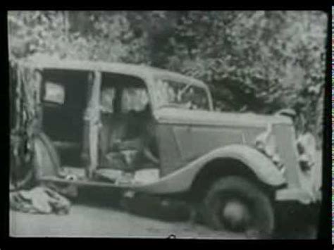 Bonnie and Clyde death scene, 1934. - YouTube