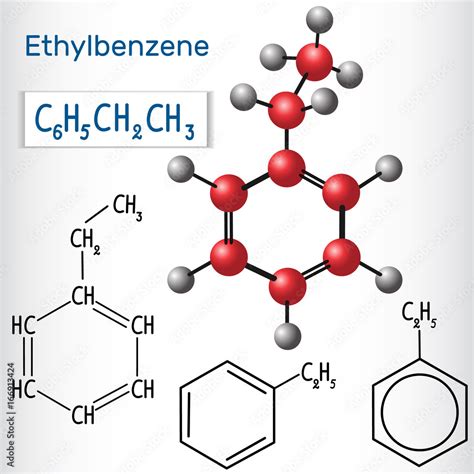 Ethylbenzene Structure