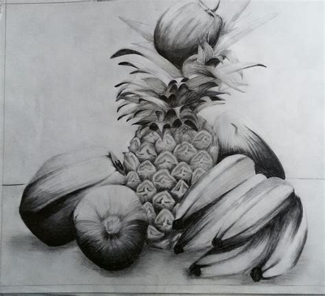 Still Life Drawing With Pencil Shading Easy