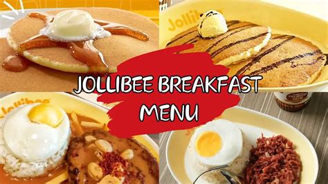 Jollibee Breakfast Menu Updated Prices for 2024 and Meal Hours ...