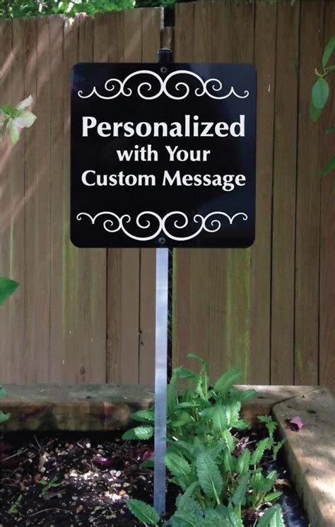 Personalized Yard Sign With Metal Stake, Custom Yard Sign, Handmade ...