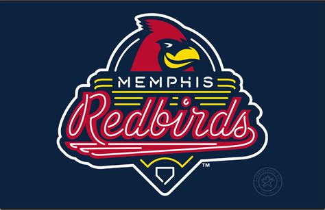 Memphis Redbirds Logo - Primary Dark Logo - International League (IL ...