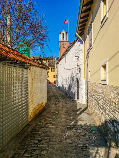 Elbasan Old City View, Albania Stock Image - Image of county, city ...