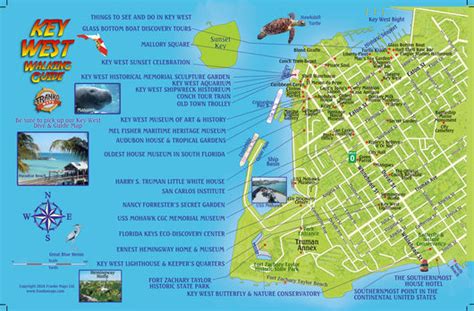 Key West Walking Guide Card – Franko Maps