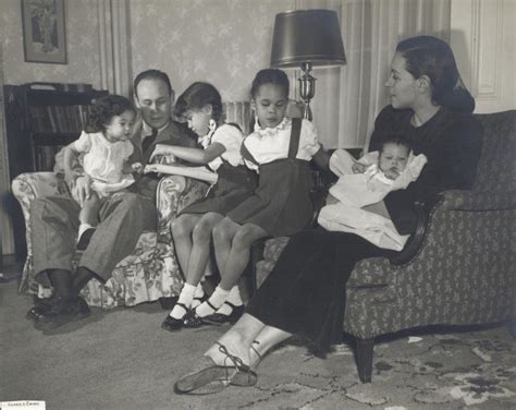 Charles and Lenore Drew, with their children, ca. 1947. Charles Richard ...