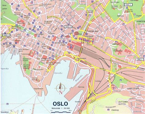 Oslo Tourist Map