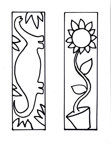 Free Printable Bookmarks To Color For Kids