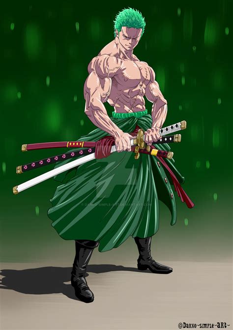 Roronoa Zoro by Darko-simple-ART on DeviantArt