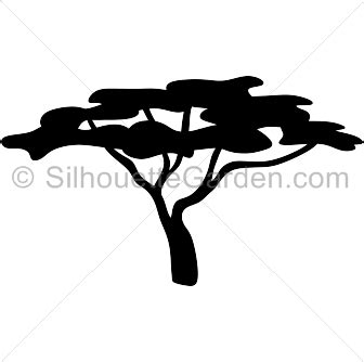 African Tree Silhouette - Free Clip Art, Printable, and Vector Downloads