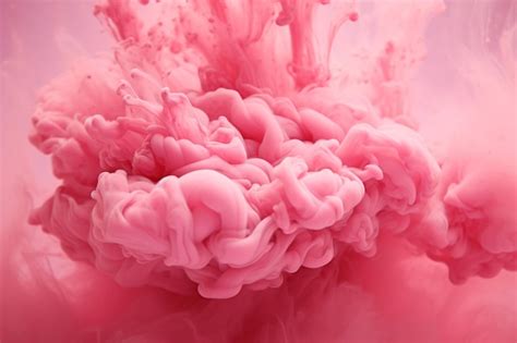 Premium AI Image | Aesthetic wallpaper pink smoke background