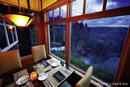 The Dining Room at Salish Lodge & Spa Restaurant Snoqualmie Seattle WA ...