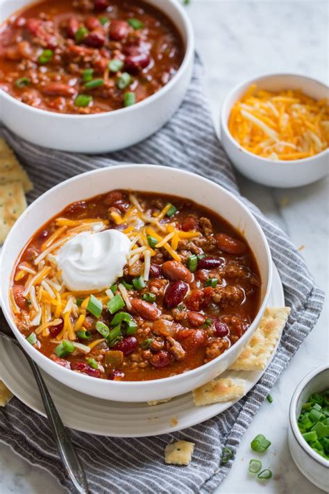 Easy Slow Cooker Chili (BEST Chili Ever!) - Cooking Classy