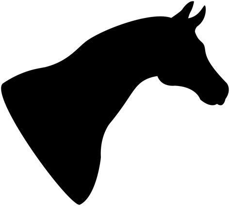 Horse Head Silhouette Clip Art - ClipArt Best