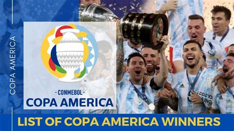 List Of Copa America Winners » Gkfunda