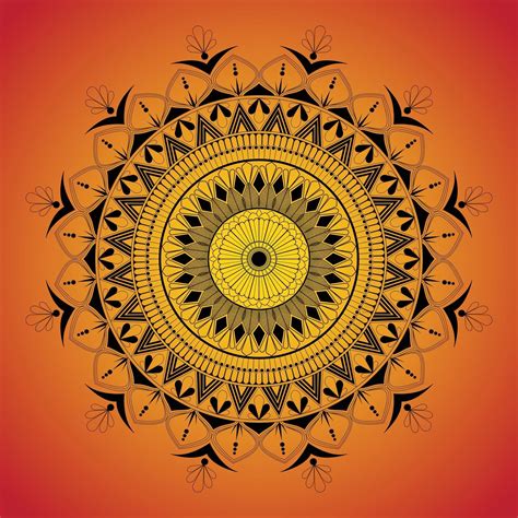 Indian Mandala Art 2860268 Vector Art at Vecteezy