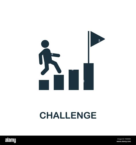 Challenge icon symbol. Creative sign from gamification icons collection ...