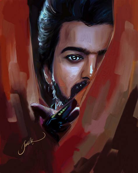 ArtStation - Beast Thalapathy Vijay Artwork 2022 This art Dedicated to ...