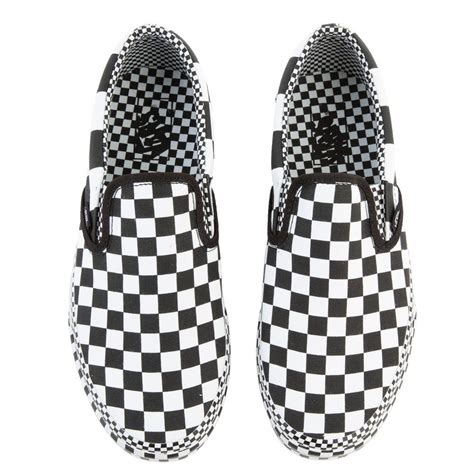 VANS Classic Slip-On Checkerboard in Black/White VN0A4BV3V8U - Karmaloop