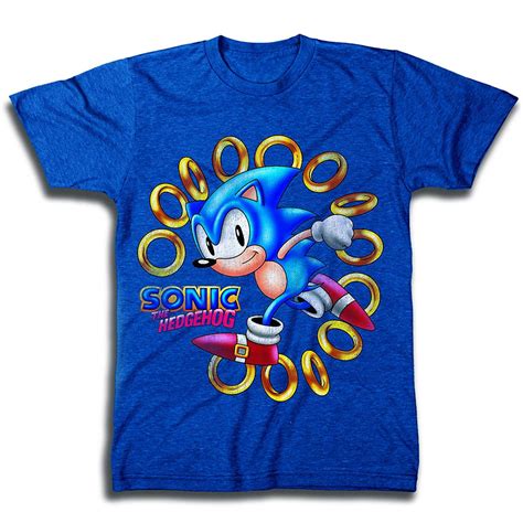 SEGA - SEGA Sonic The Hedgehog Men's Shirt - The Fastest Thing Alive ...