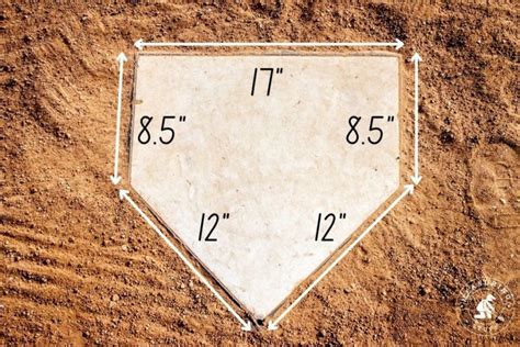 What Are The Dimensions Of Home Plate In Softball? - Measuring Stuff