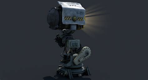 Sci - Fi Military Searchlight on Behance