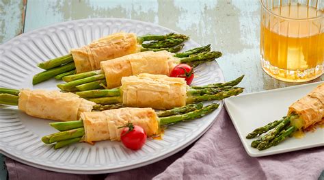 Asparagus Bundles with Muenster Cheese Recipe | Wisconsin Cheese