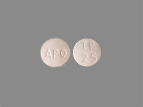 Pill Finder: APO TP 25 White Round - Medicine.com