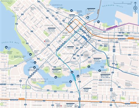 Downtown-Vancouver-Transit System Map - SkyTrain Condo Living