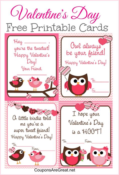 3 free printable valentines day cards perfect for kids to share at ...