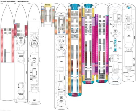 Norwegian Dawn Floor Plan - floorplans.click