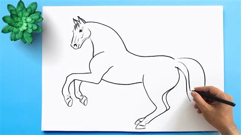 How to Draw a Horse Horse Drawing Easy