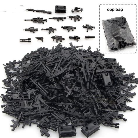 200g Swat Military War Army Gun Brick Weapon Arm Lego Minifigure Toys