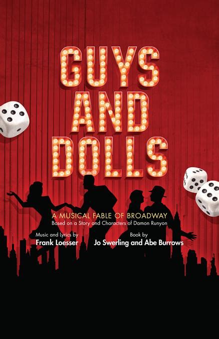 Guys and Dolls Poster | Theatre Artwork & Promotional Material by ...